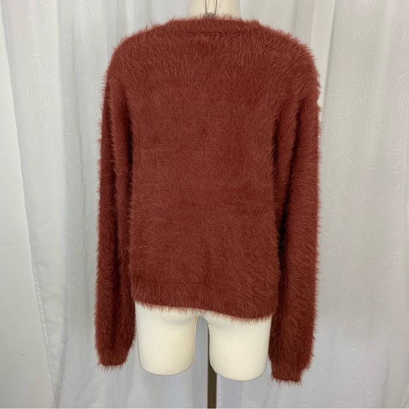 If It Were Me/Anthropologie fluffy cardigan sweater - Picture 3 of 9